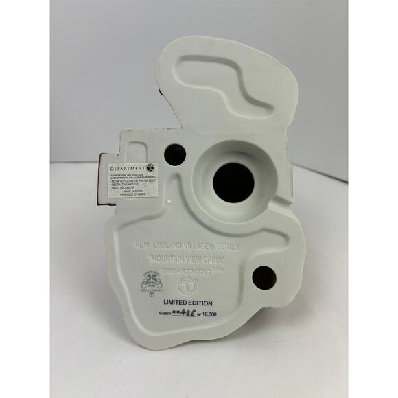 Department 56 New England Village Mountain View Cabin Lighted Building - Picture 9 of 9